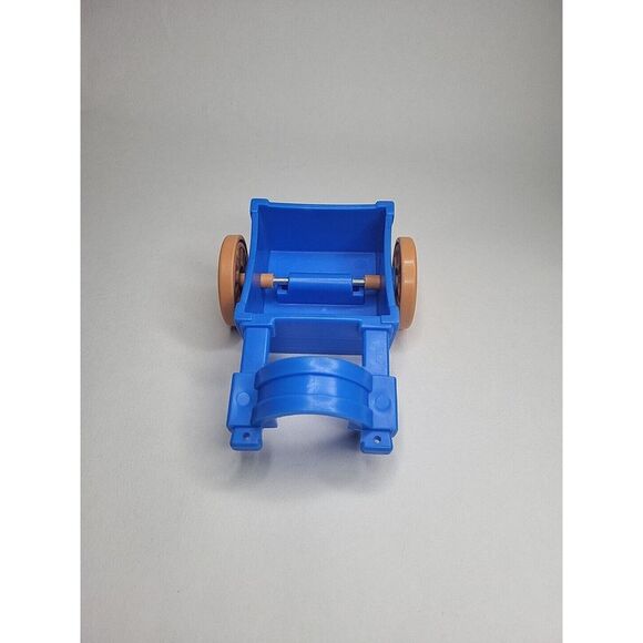 1999 Fisher Price Little People Farm Barn Blue Wagon Cart Replacement - Picture 3 of 3